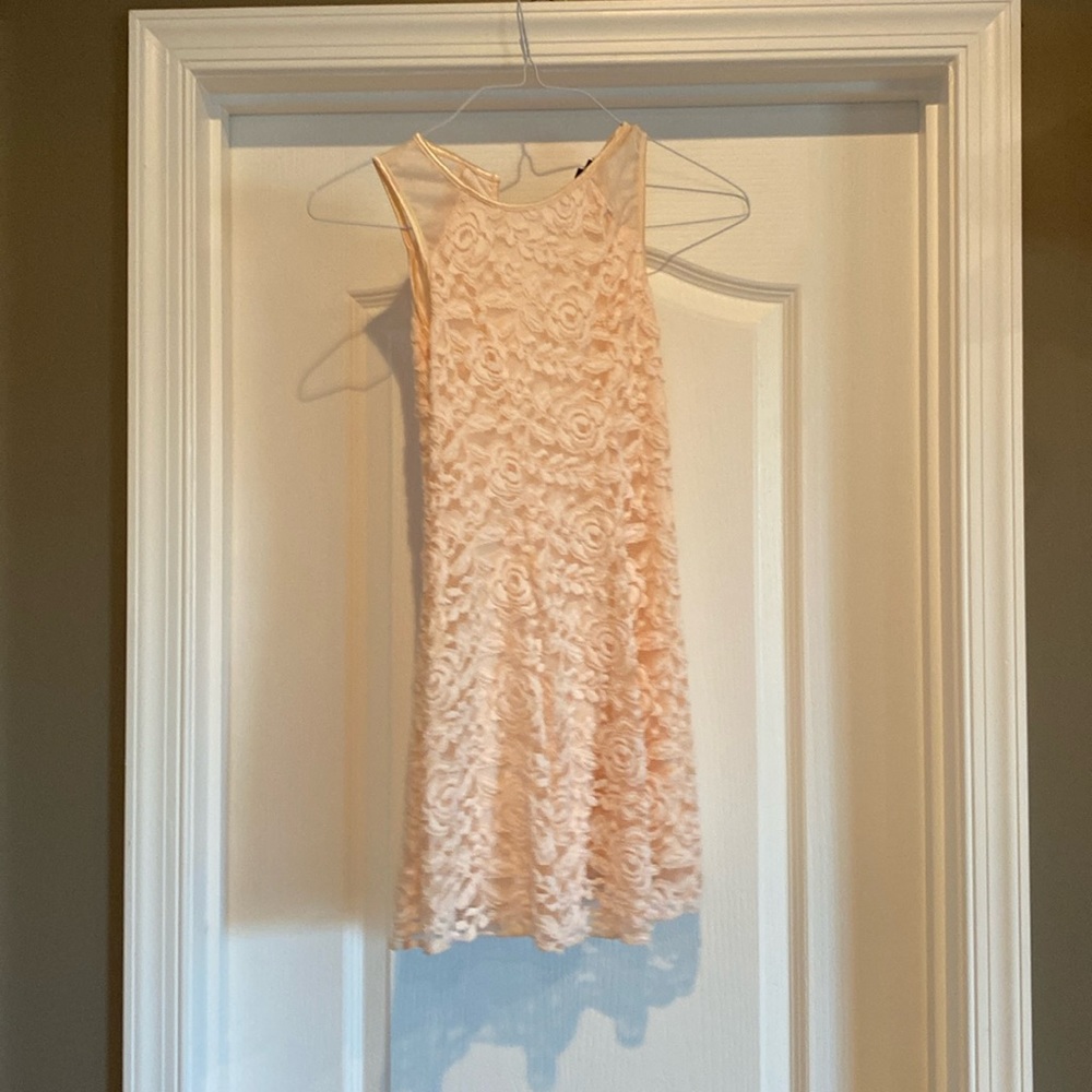Peach dress